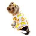 Klippo Pet Ducky Knit Cotton Pajamas Yellow Extra Small KBD076XS